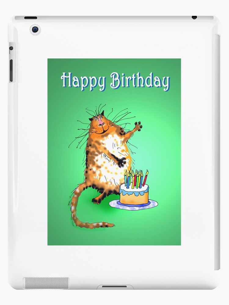 Coque Et Skin Adhesive Ipad Et Joyeux Anniversaire Est Ecrit En Haut Par Gableend Redbubble