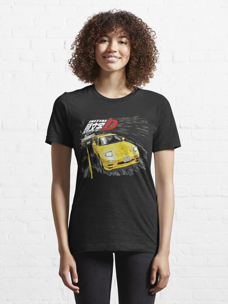 Initial D - Mountain Drift Racing Tandem AE86 vs FD rx-7 Essential T-Shirt  for Sale by cowtownCOWBOY