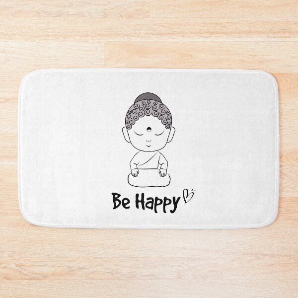 Item preview, be happy little buddha - zen little buddha lotus position  designed and sold by 0umStore.