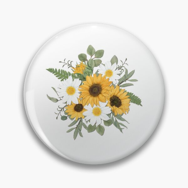 Item preview, Painted Сhamomile Bouquet designed and sold by Pavnud.