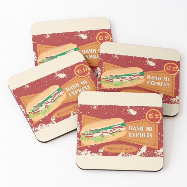 Item preview, Retro Banh Mi Express V1 Print designed and sold by BeigeleeBrand.