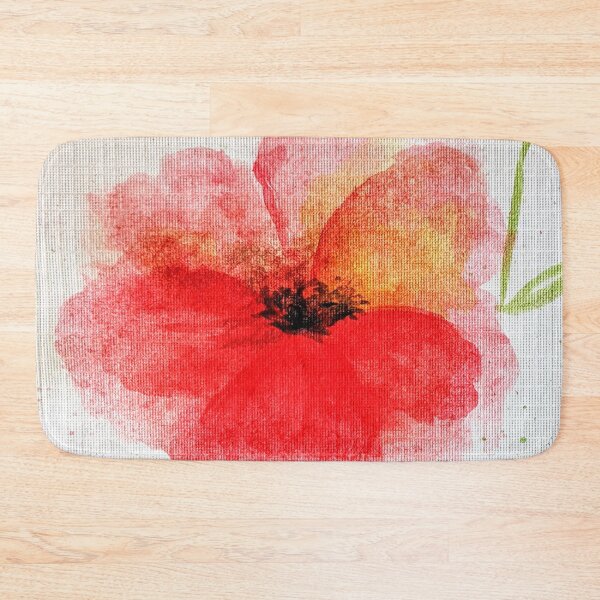 Item preview, Red Watercolour Poppies designed and sold by JillyBeanDesign.