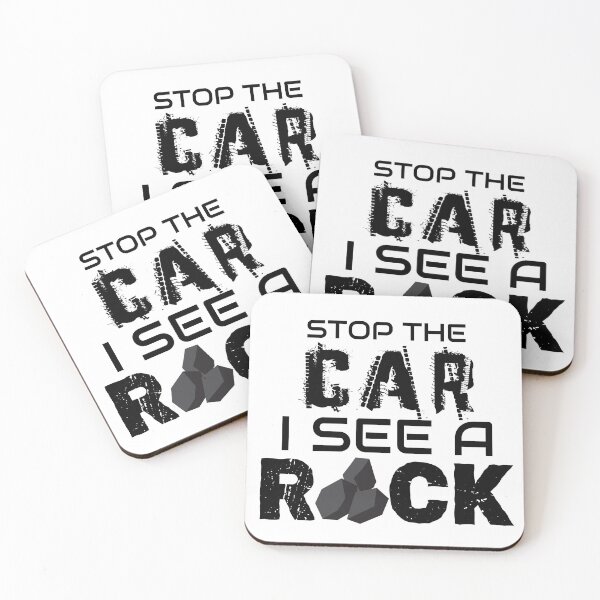 Item preview, Stop the car I see a rock  designed and sold by 397HOUSE Your happy time.