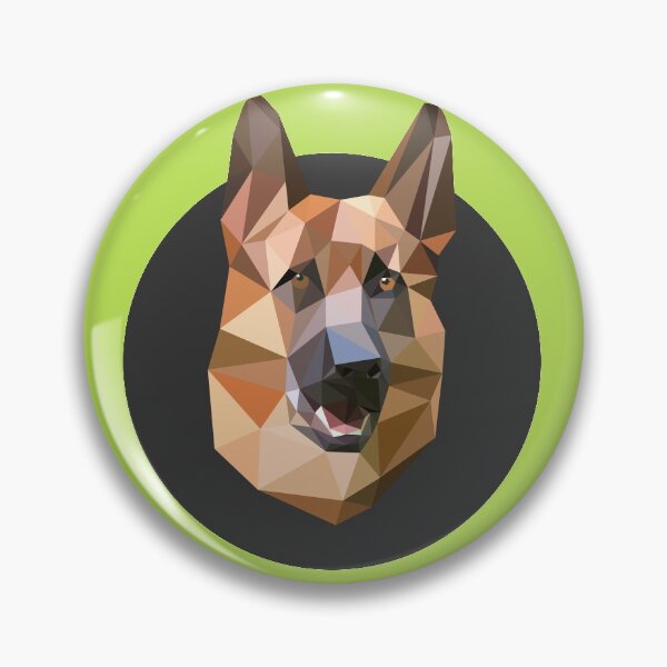 Item preview,  Shepherd Portrait Polygonal Dog Pet Puppy designed and sold by Verpax.