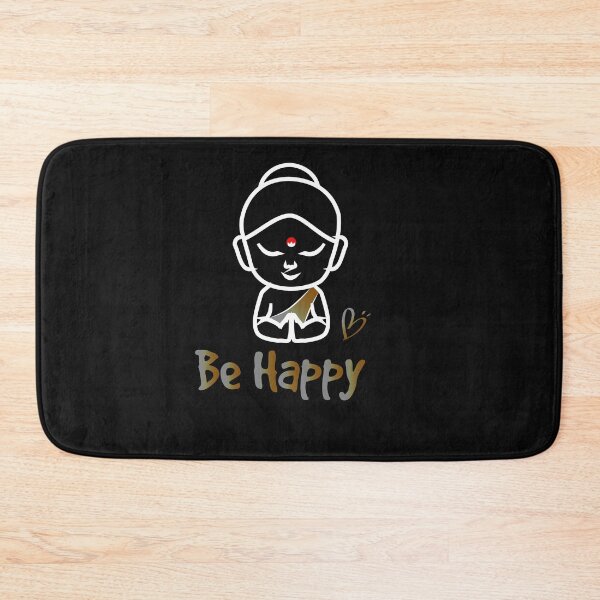Item preview, be happy little buddha - zen little buddha lotus position  designed and sold by 0umStore.