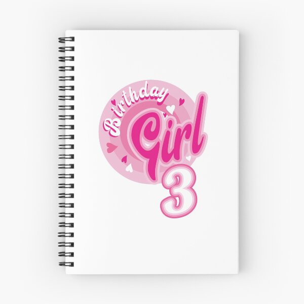 Item preview, Birthday girl 3 year old pink designed and sold by YalikaDesign.