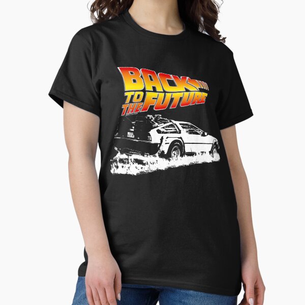 Item preview, Back to the Future - DeLorean Fire Tracks White Stencil Fan Art designed and sold by DoggoTankDesign.