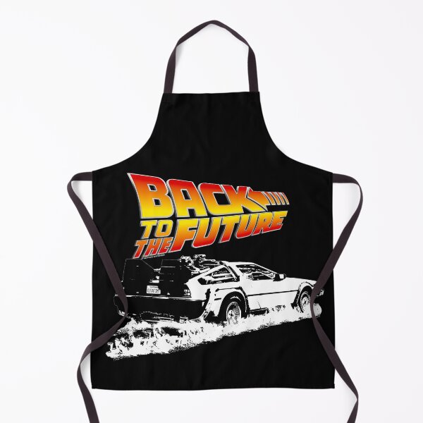 Item preview, Back to the Future - DeLorean Fire Tracks White Stencil Fan Art designed and sold by DoggoTankDesign.