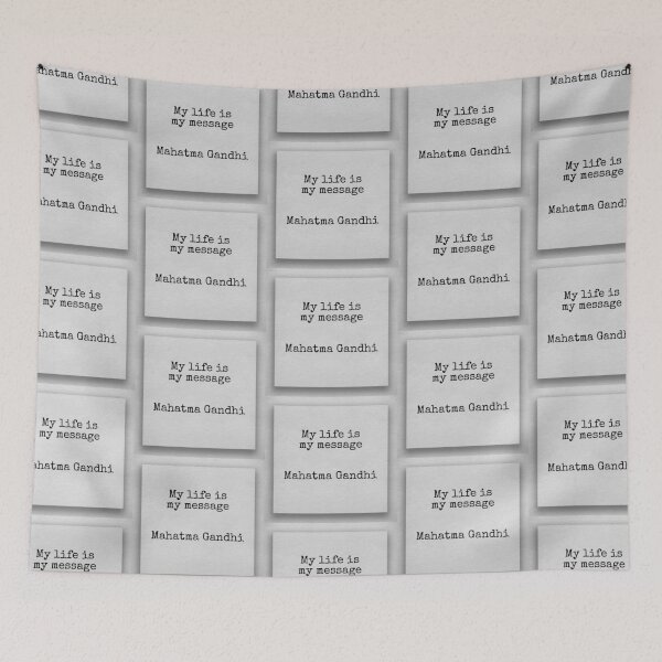 Item preview, My life is my message, Mahatma Gandhi designed and sold by Pelikancrazy.