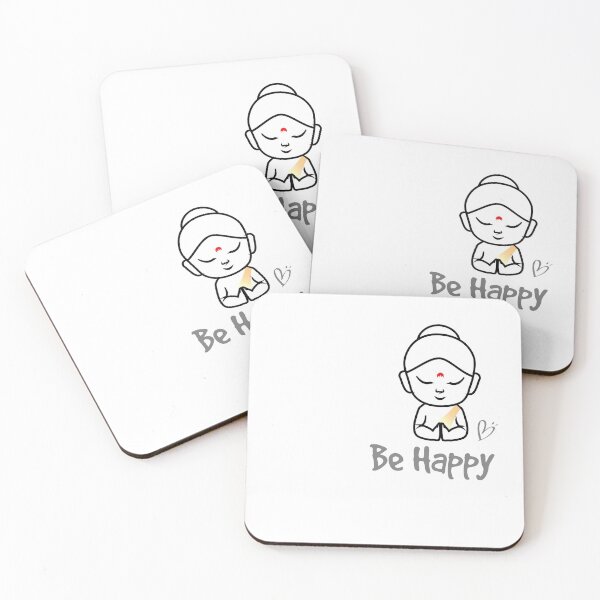 Item preview, be happy little buddha - zen little buddha lotus position  designed and sold by 0umStore.