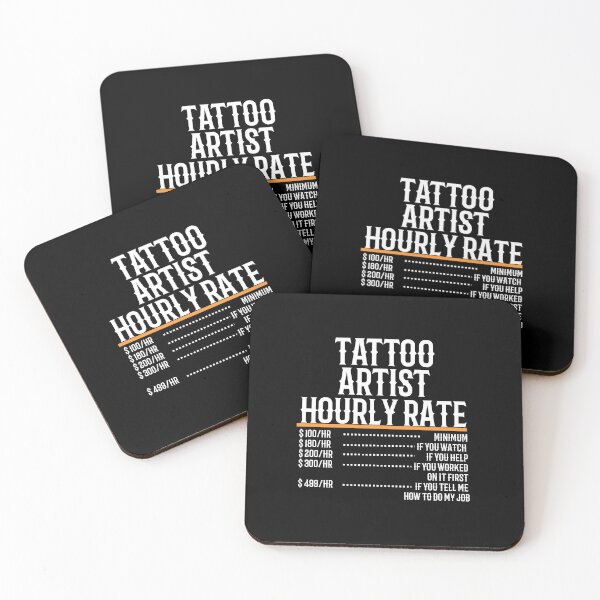 Item preview, Tattoo Artist Hourly Rate designed and sold by TeesYouWant.