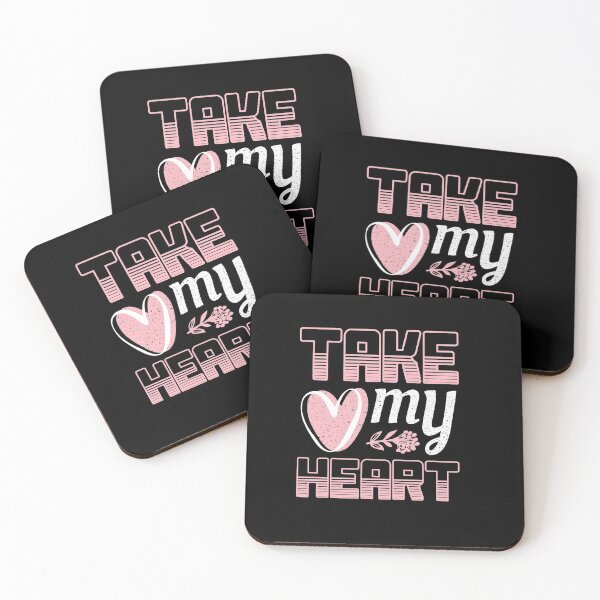 Item preview, Take my heart  romantic valentines  day design  designed and sold by Moussa  Sussi.