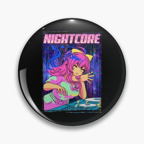 Item preview, Aesthetic Nightcore Japanese Music Anime Girl EDM designed and sold by perfectpresents.