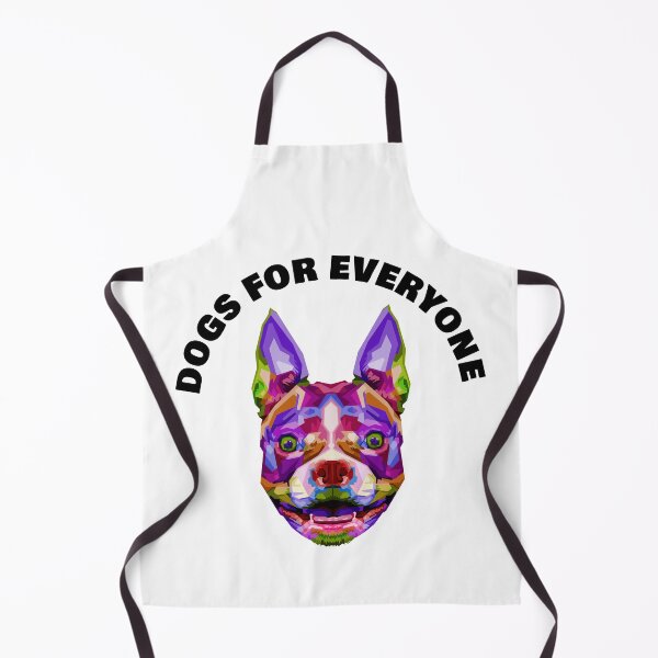 Item preview, Dogs For Everyone - Rainbow Boston Terrier Dog - Woof White designed and sold by NoMatterLab.