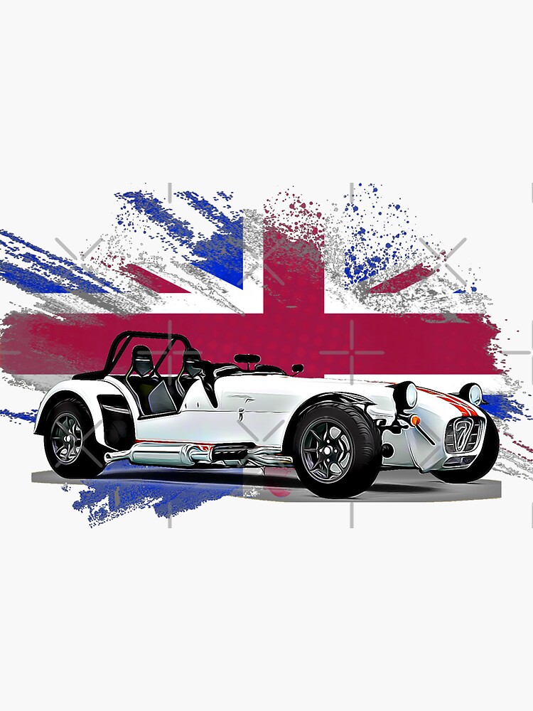 "Caterham 7 United Kingdom Print" Sticker for Sale by AutoPrints