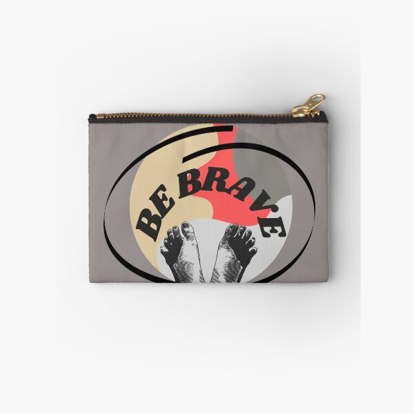Item preview, Be Brave, Go barefoot! designed and sold by artiepants.