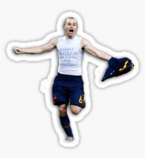 Pegatina INIESTA GOAL WORLD CUP 2010