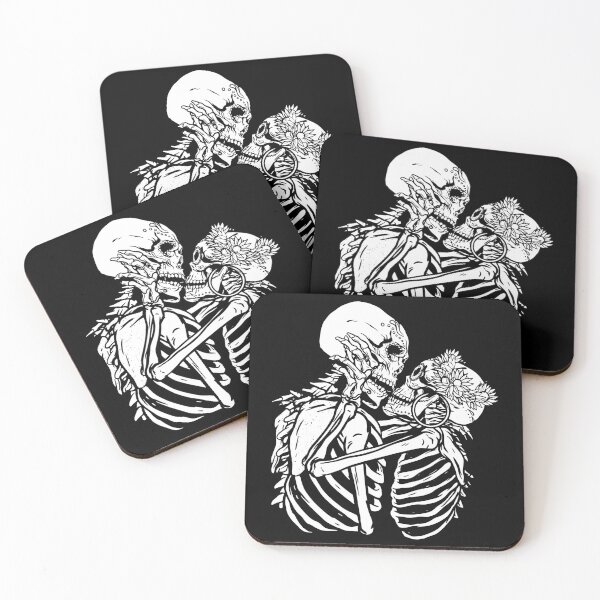 Item preview, Skeletons Kissing designed and sold by H3rron-Arts.
