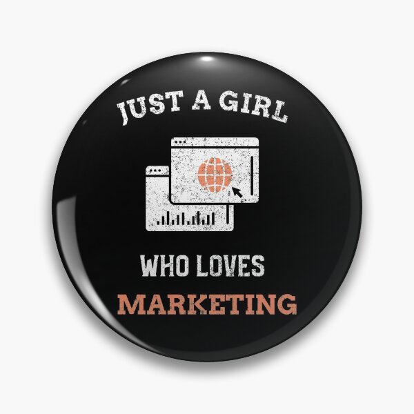 Item preview, Just A Girl Who Loves Marketing designed and sold by joabaj.