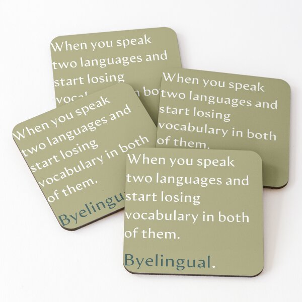 Item preview, Byelingual Linguistic Fun designed and sold by karacay.