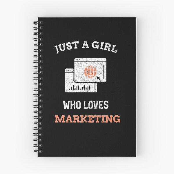 Item preview, Just A Girl Who Loves Marketing designed and sold by joabaj.