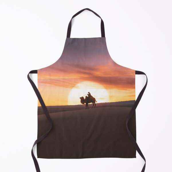Item preview, Camel in Sand Dunes Sunrise Gobi Desert Mongolia designed and sold by paradiskt.