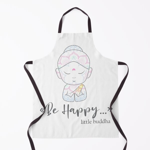 Item preview, be happy little buddha - zen little buddha lotus position  designed and sold by 0umStore.