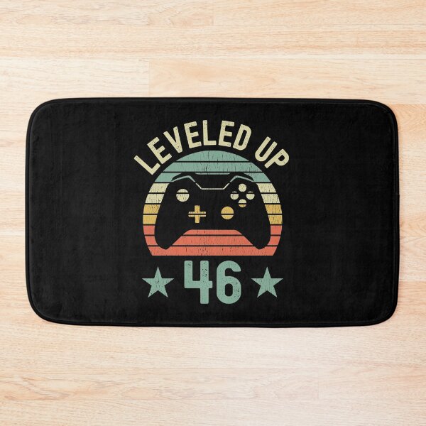 Item preview, Leveled Up Retro Vintage Gamer 46th Birthday designed and sold by B-RAD-Designs.