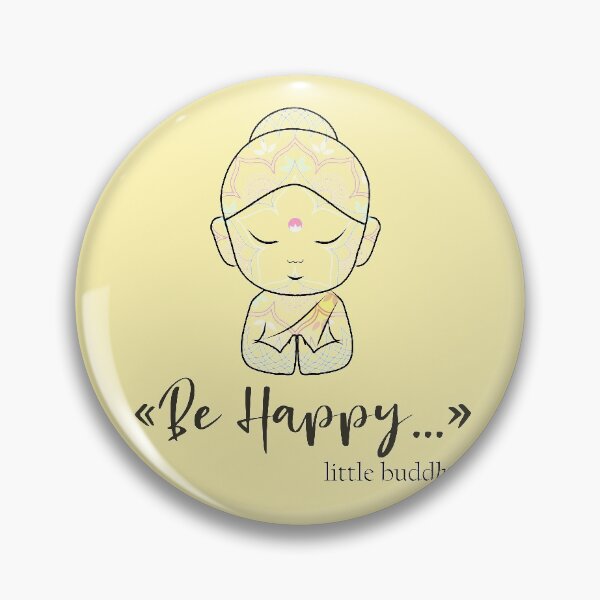 Item preview, be happy little buddha - zen little buddha lotus position  designed and sold by 0umStore.