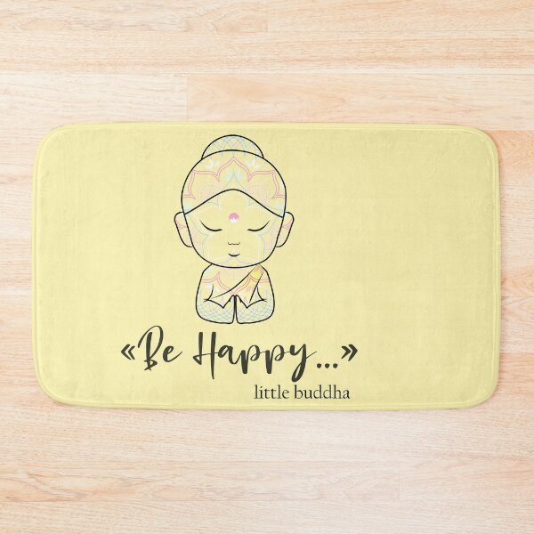 Item preview, be happy little buddha - zen little buddha lotus position  designed and sold by 0umStore.