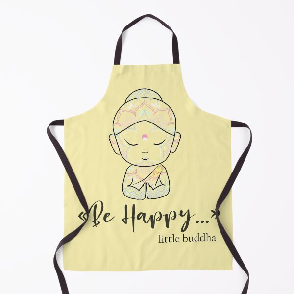 Item preview, be happy little buddha - zen little buddha lotus position  designed and sold by 0umStore.