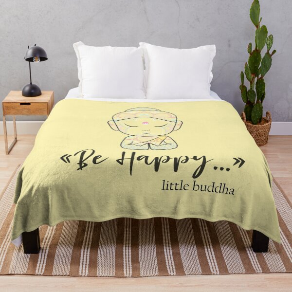 Item preview, be happy little buddha - zen little buddha lotus position  designed and sold by 0umStore.