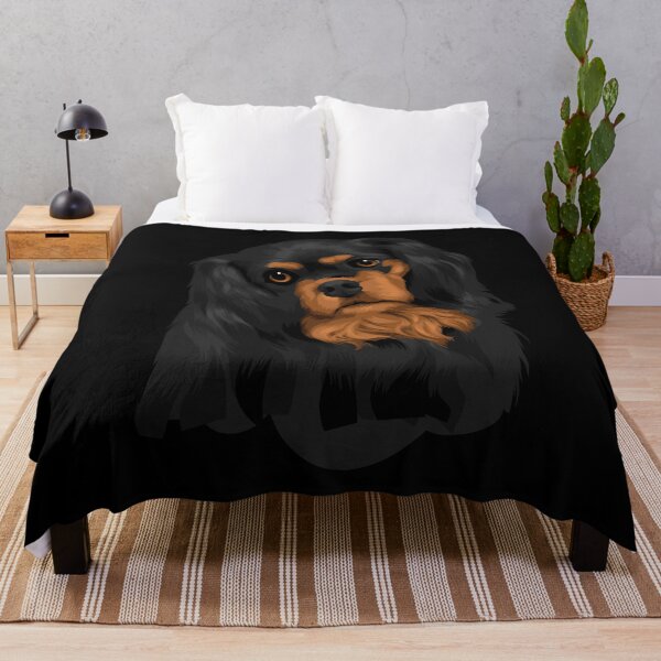 Item preview, Tilted Black Cavalier King Charles Spaniel  designed and sold by petorama.