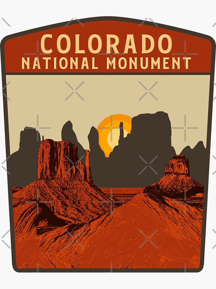Thumbnail 3 of 3, Sticker, Colorado National Monument- Monument velly designed and sold by Nature-mark.