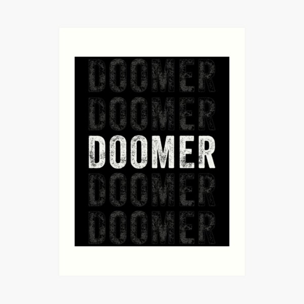 Doomer girl Art Print for Sale by CricketDoodles