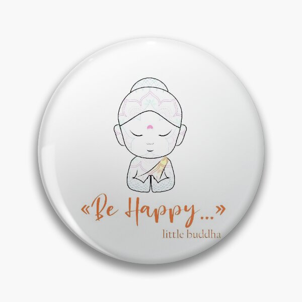 Item preview, be happy little buddha - zen little buddha lotus position  designed and sold by 0umStore.
