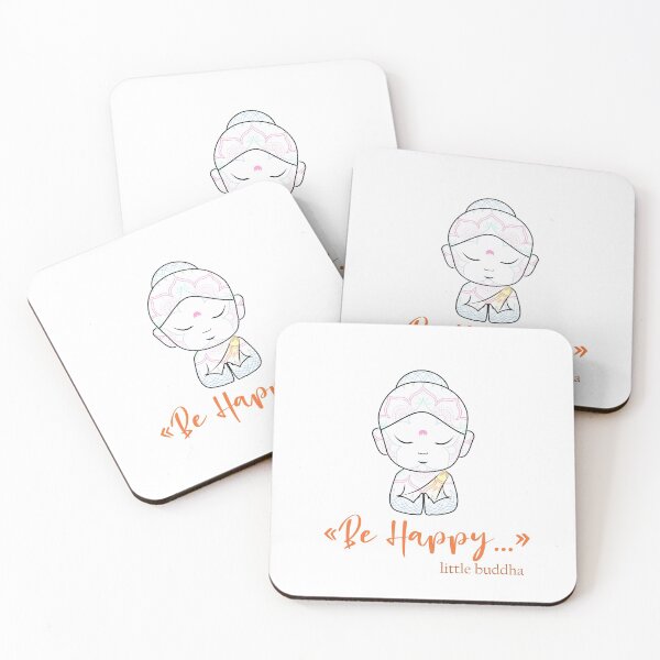 Item preview, be happy little buddha - zen little buddha lotus position  designed and sold by 0umStore.