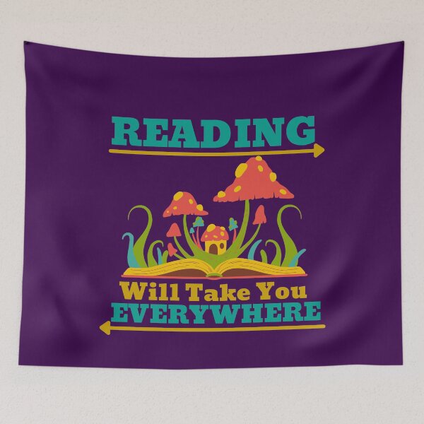 Item preview, Reading Will Take You Everywhere designed and sold by VBeesTees.