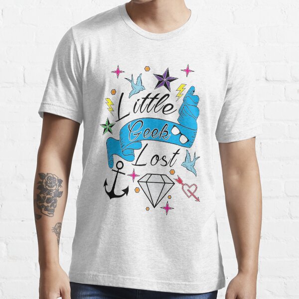 Littlegeeklost Tattoo Design Colour Essential T-Shirt