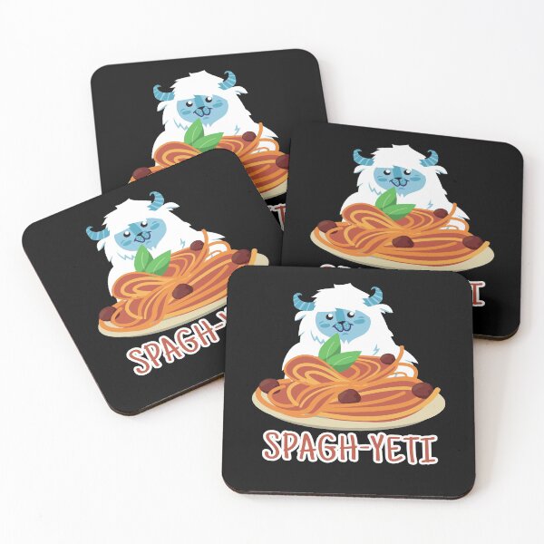 Item preview, SpaghYeti Bigfoot Yeti Snow Spaghetti designed and sold by MooonTees.