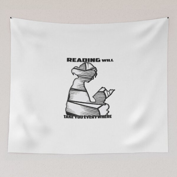 Item preview, reading will take you everywhere designed and sold by oussimakh.