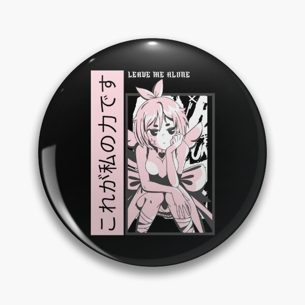 Item preview, Leave me alone - Pink Sad Anime Girl  designed and sold by MyFreakyWorld.