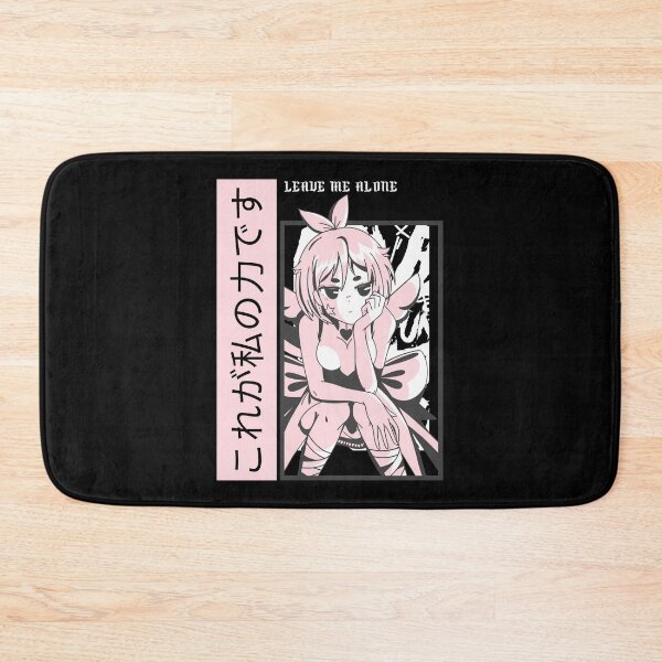 Item preview, Leave me alone - Pink Sad Anime Girl designed and sold by MyFreakyWorld.