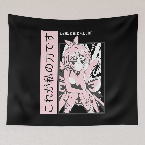 Item preview, Leave me alone - Pink Sad Anime Girl designed and sold by MyFreakyWorld.