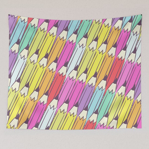 Item preview, Colorful Pencils Pattern designed and sold by joabaj.