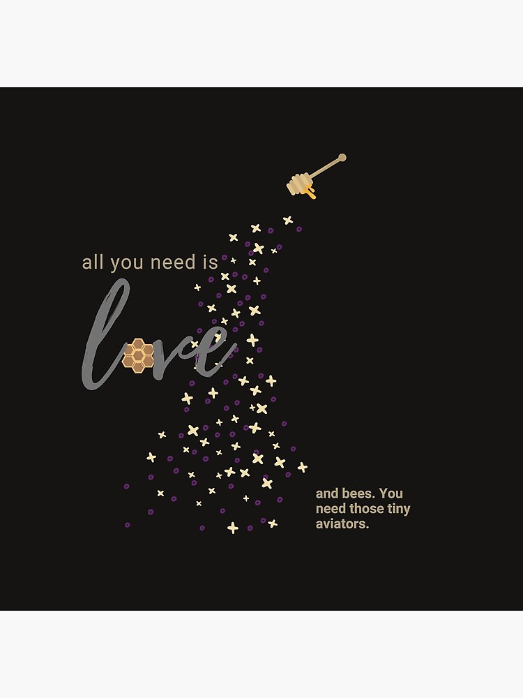 Thumbnail 4 of 4, Pillow, All You Need is Love and Bees designed and sold by RecentEnchanted.