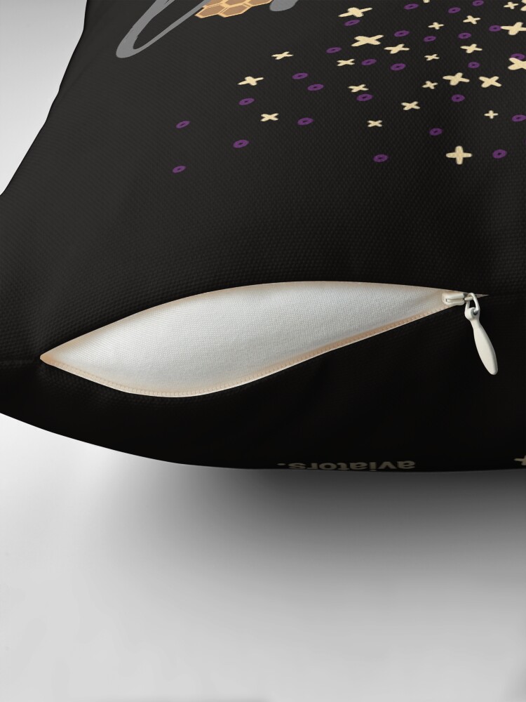 Thumbnail 2 of 4, Pillow, All You Need is Love and Bees designed and sold by RecentEnchanted.