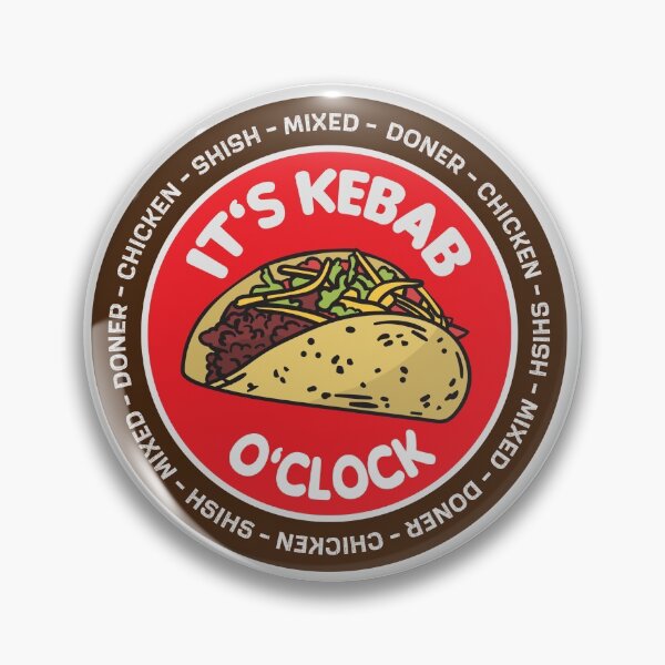 Item preview, It's Kebab O'clock designed and sold by GeeksUnique.