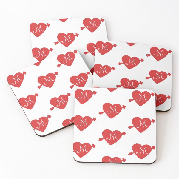 Item preview, Red Heart With Letter M designed and sold by shihaams.
