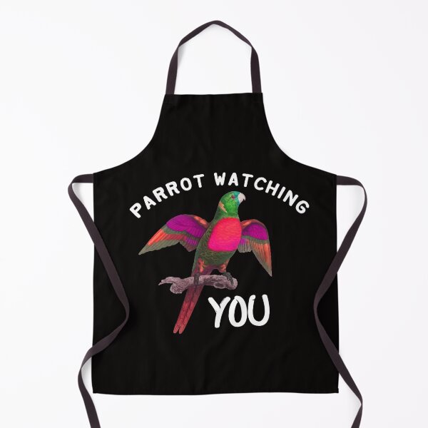 Item preview, parrot watching you - colorful parrot designed and sold by Hannah  Pillic.